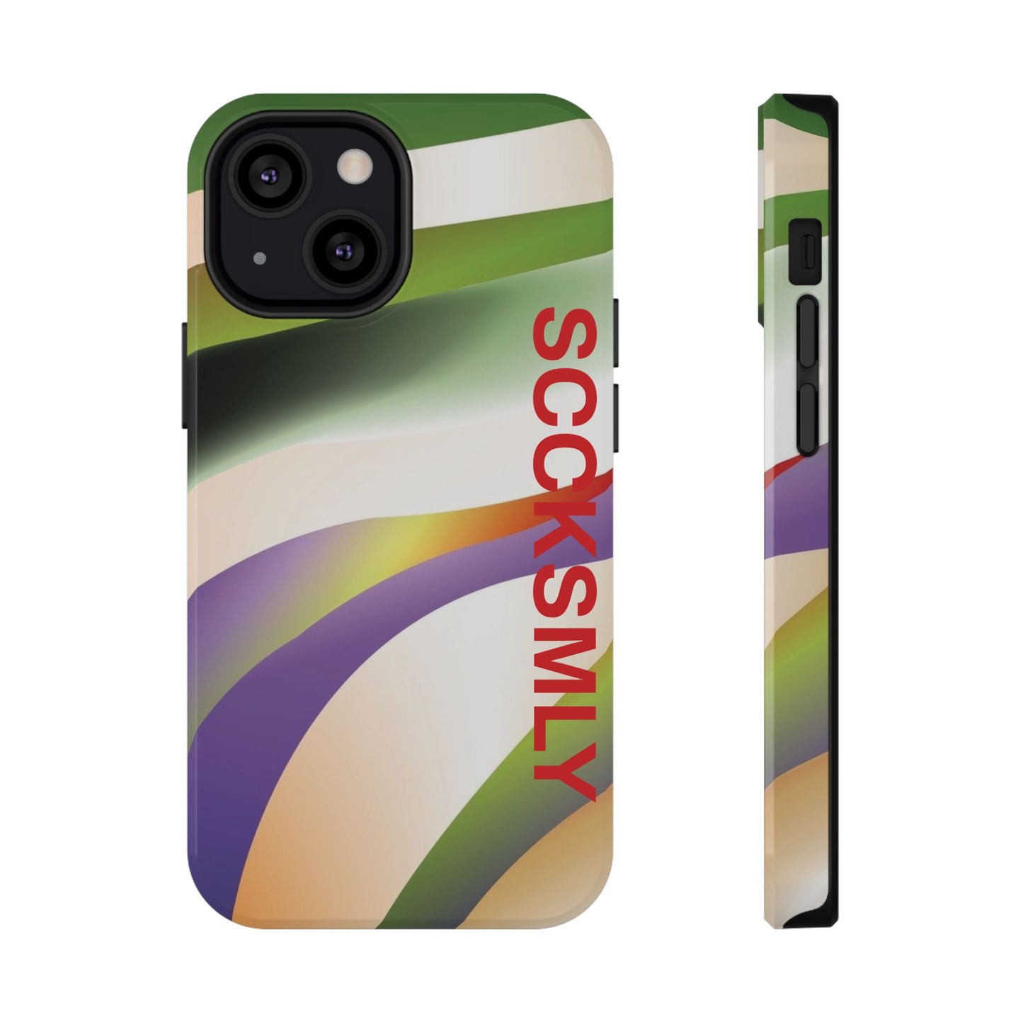 Green Waves Phone Case for "IOS or Apple"