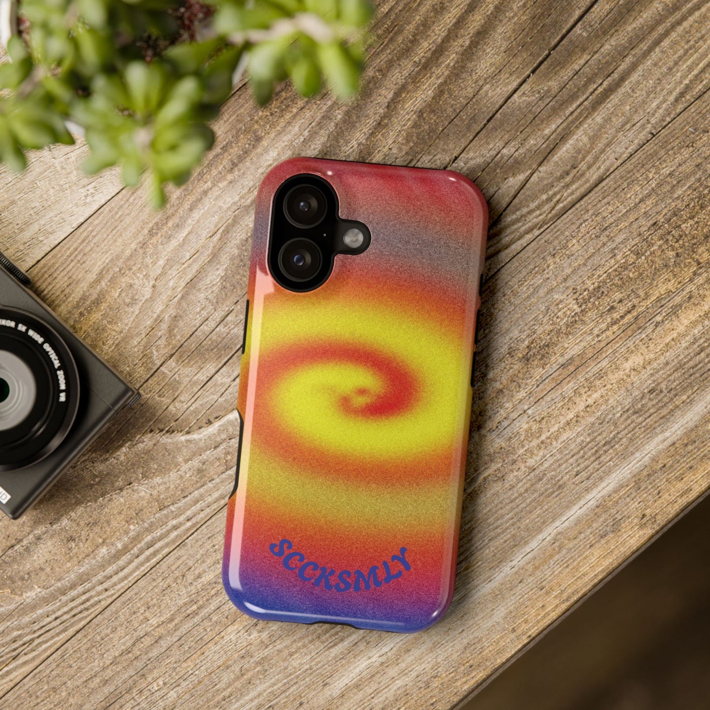Toxic Spiral Tough Phone Case for Apple