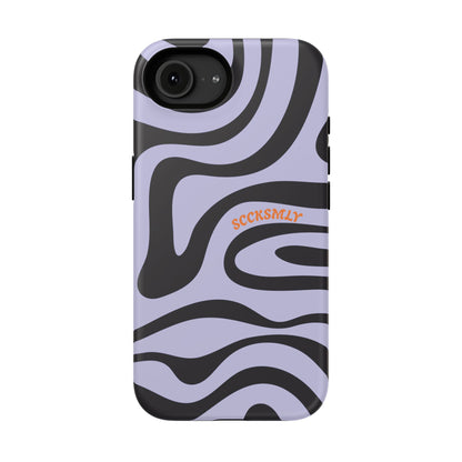 Purple Swirl Phone Case for Apple
