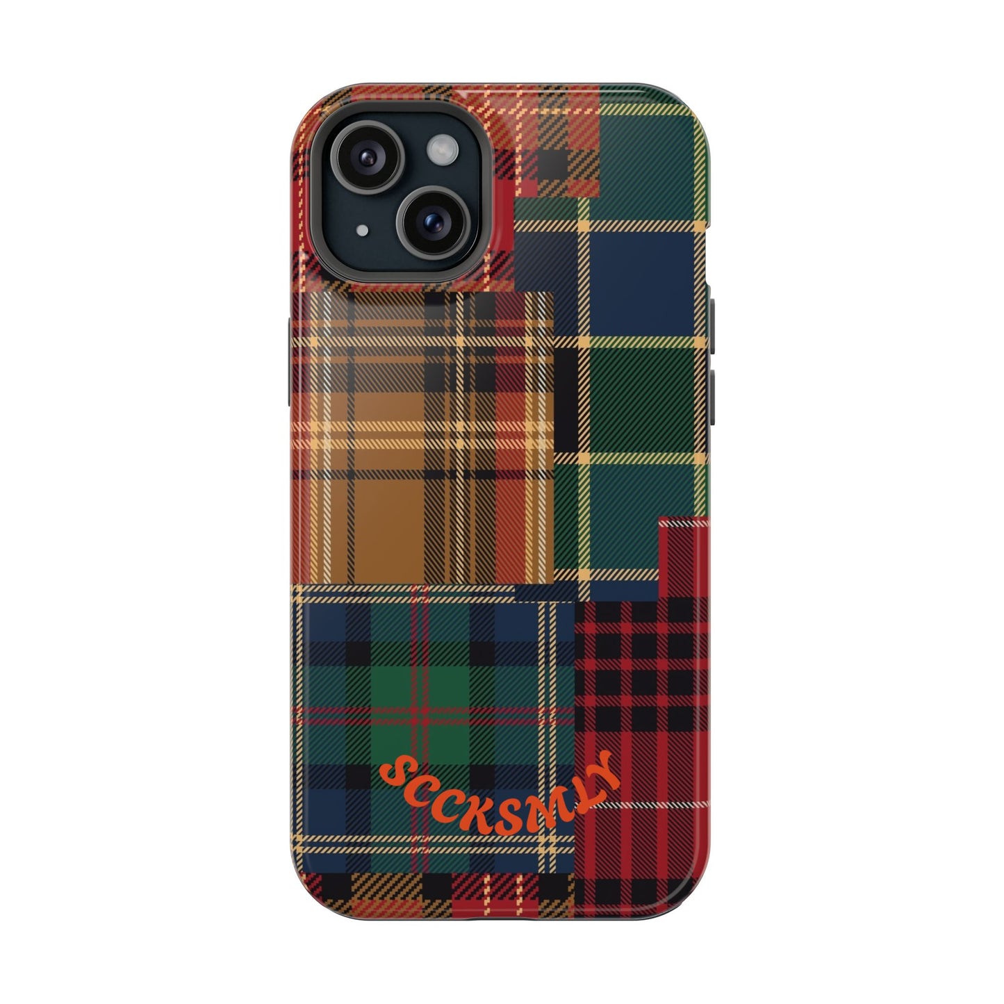 Heritage Hues Patchwork Tough Phone Case for Apple