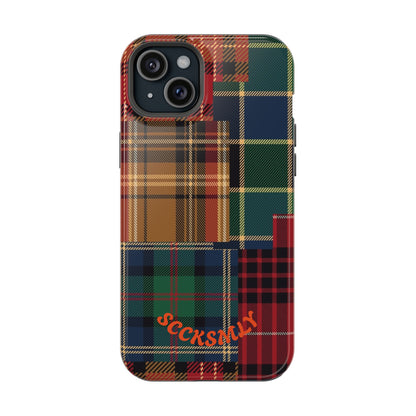 Heritage Hues Patchwork Tough Phone Case for Apple