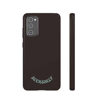 SOLID Espresso Mint Tough Phone Case for Samsung