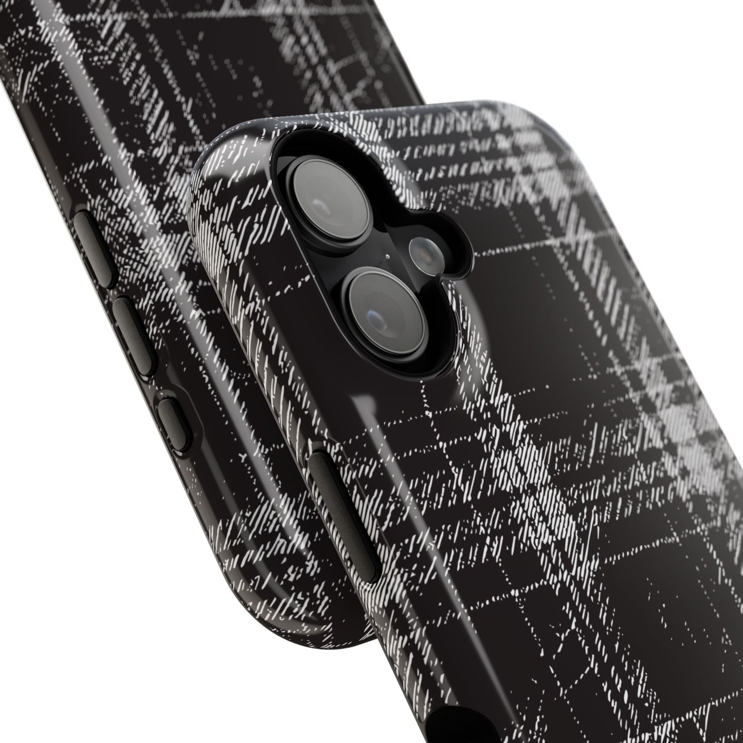 Smoky Grungy Plaid Phone Case for Apple