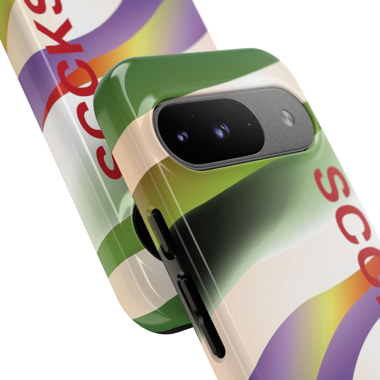 Green Waves Phone Case for Google Pixel