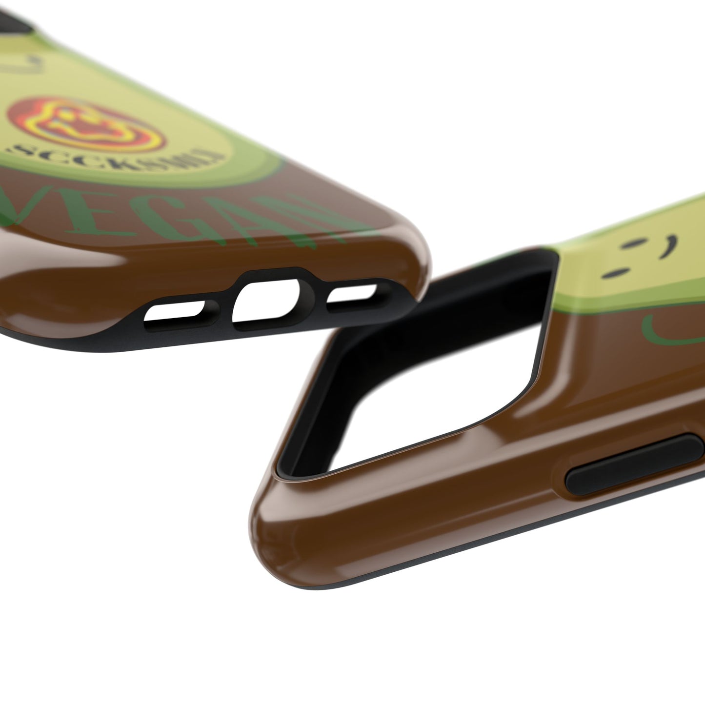 Playful Vegan Avocado Tough Phone Case Apple