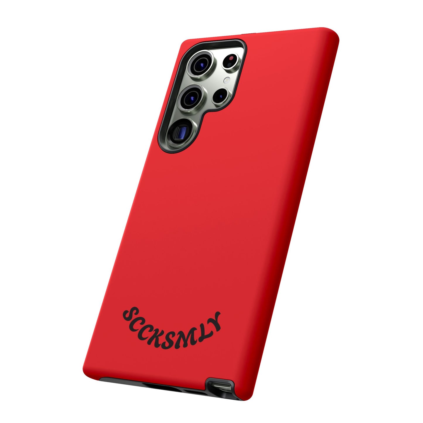 SOLID Screaming Red Tough Case for Samsung