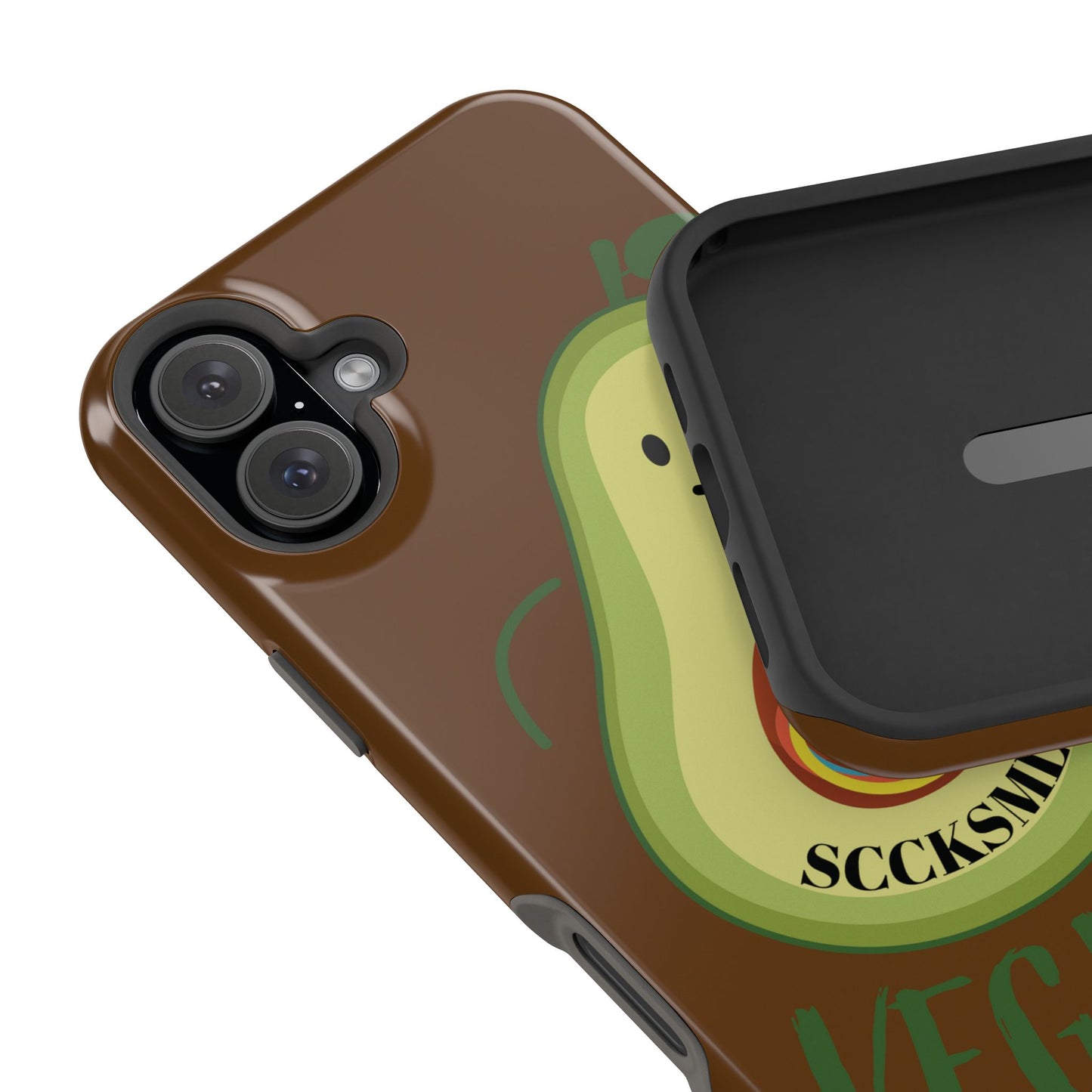 Playful Vegan Avocado Tough Phone Case Apple