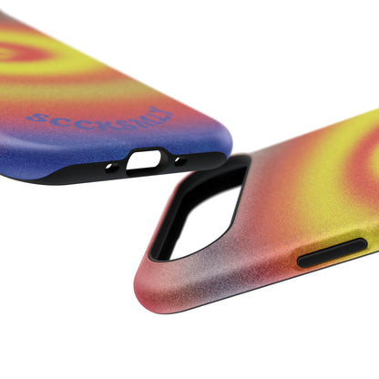 Toxic Spiral Tough Phone Case for Apple