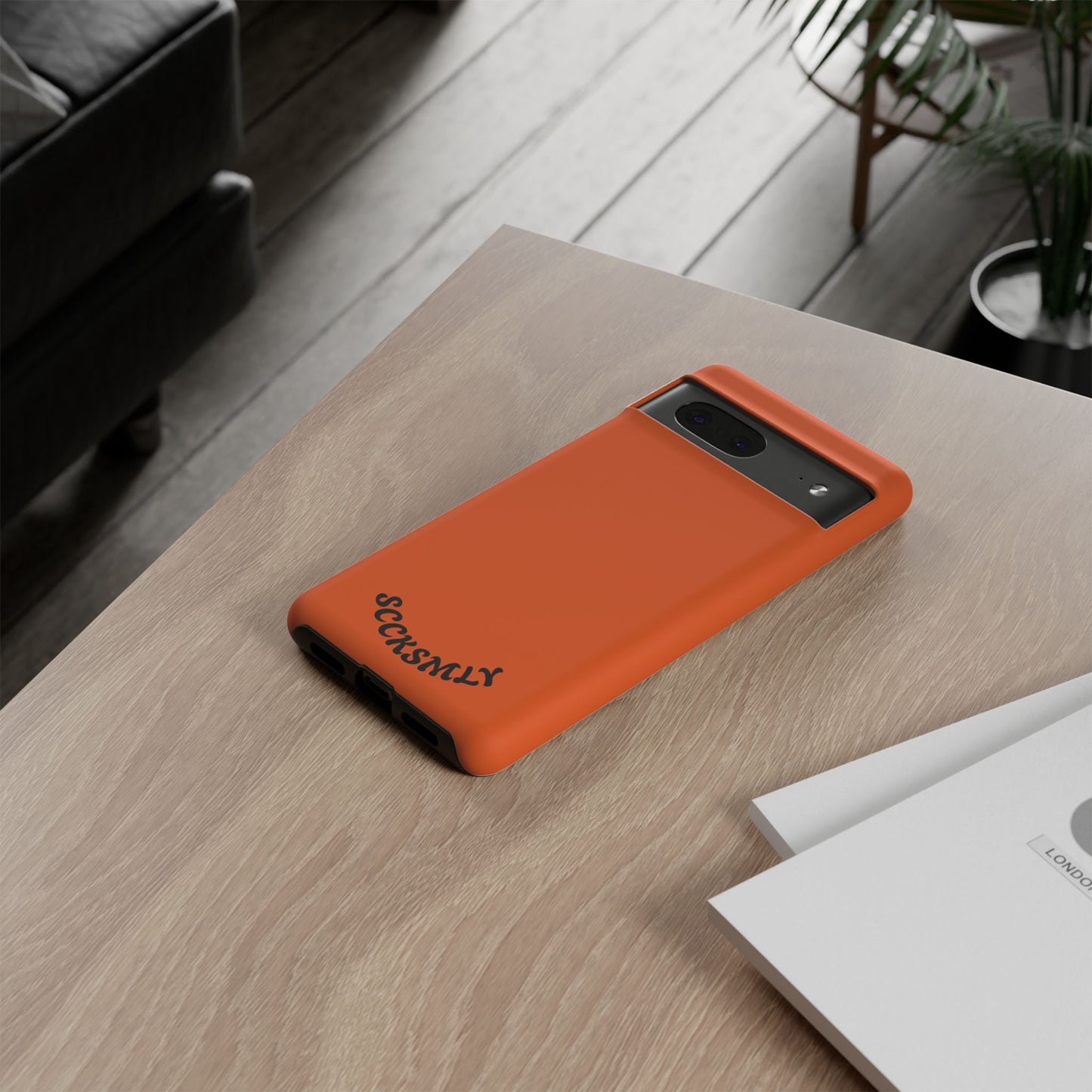 SOLID Tangerine Tough Case for Google Pixel