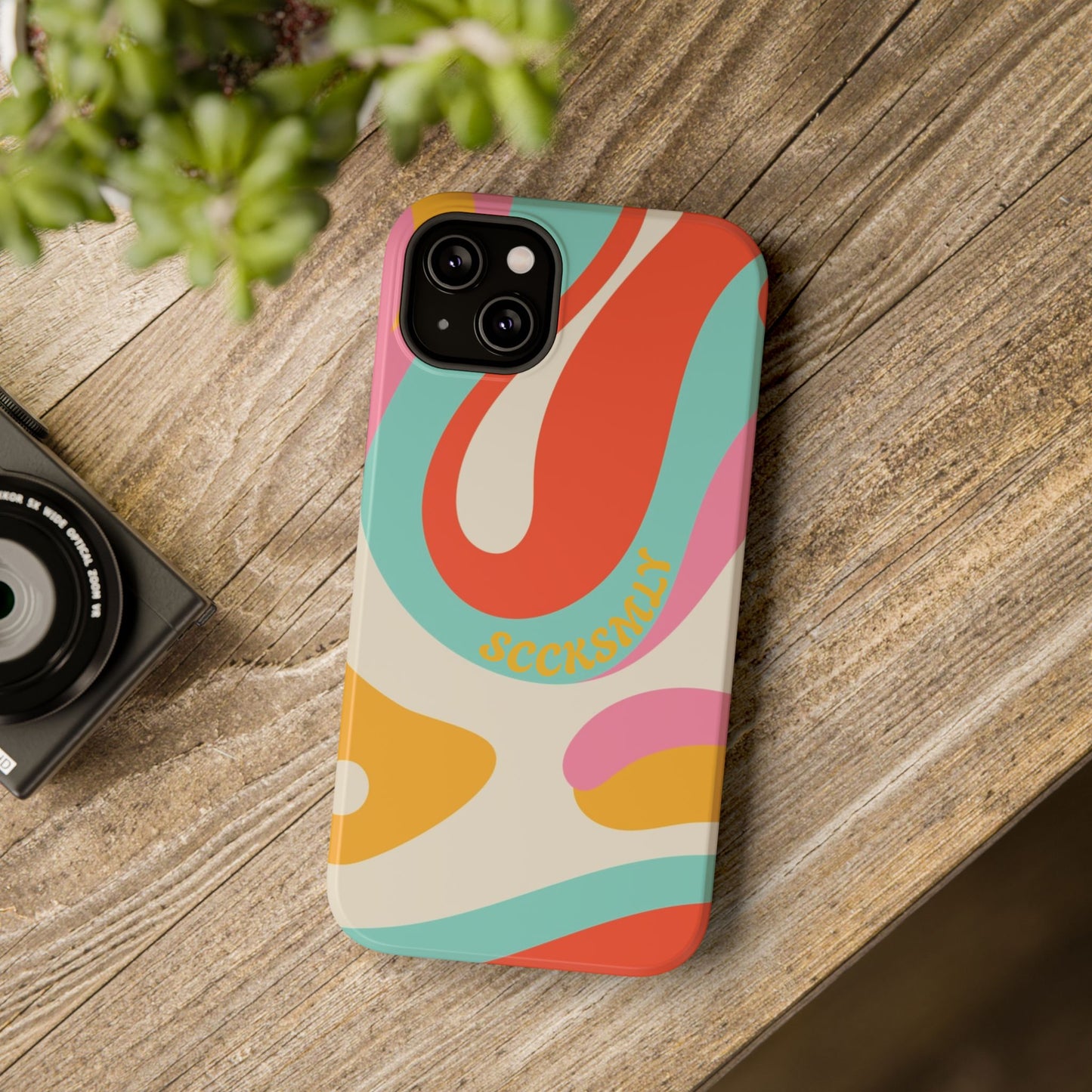 Psychodelic Acid Swirl Phone Case for Apple