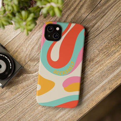 Psychodelic Acid Swirl Phone Case for Apple
