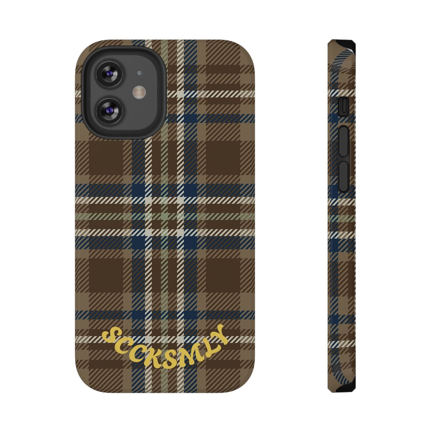 Earth and Sky Plaid Phone Case for Apple