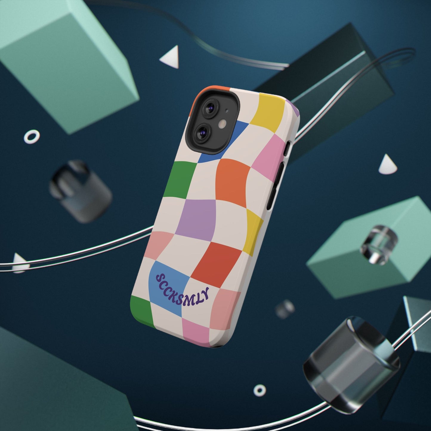 Checker Flicker Phone Case "IOS or Apple"