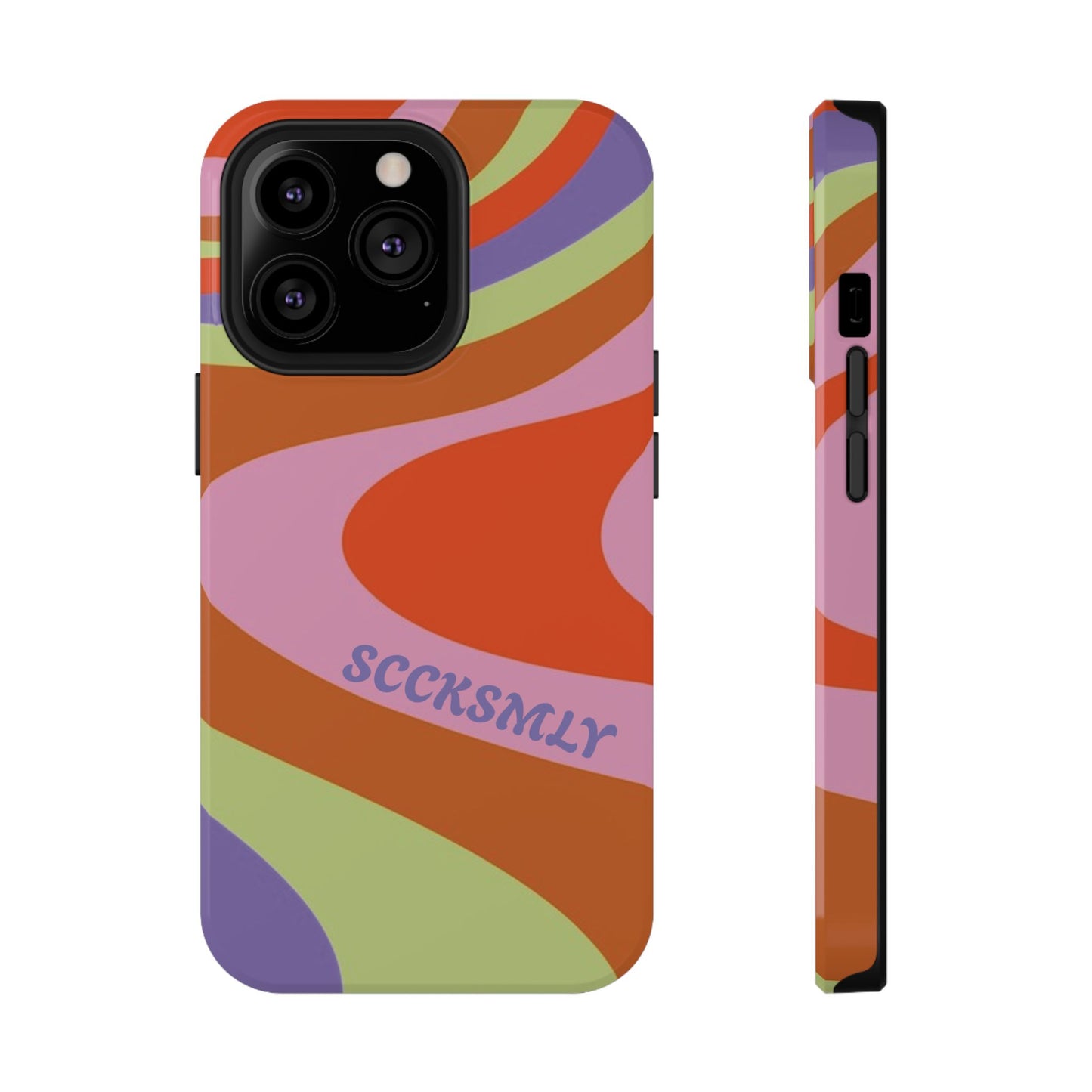 Curvy Swirl Phone Case for Apple