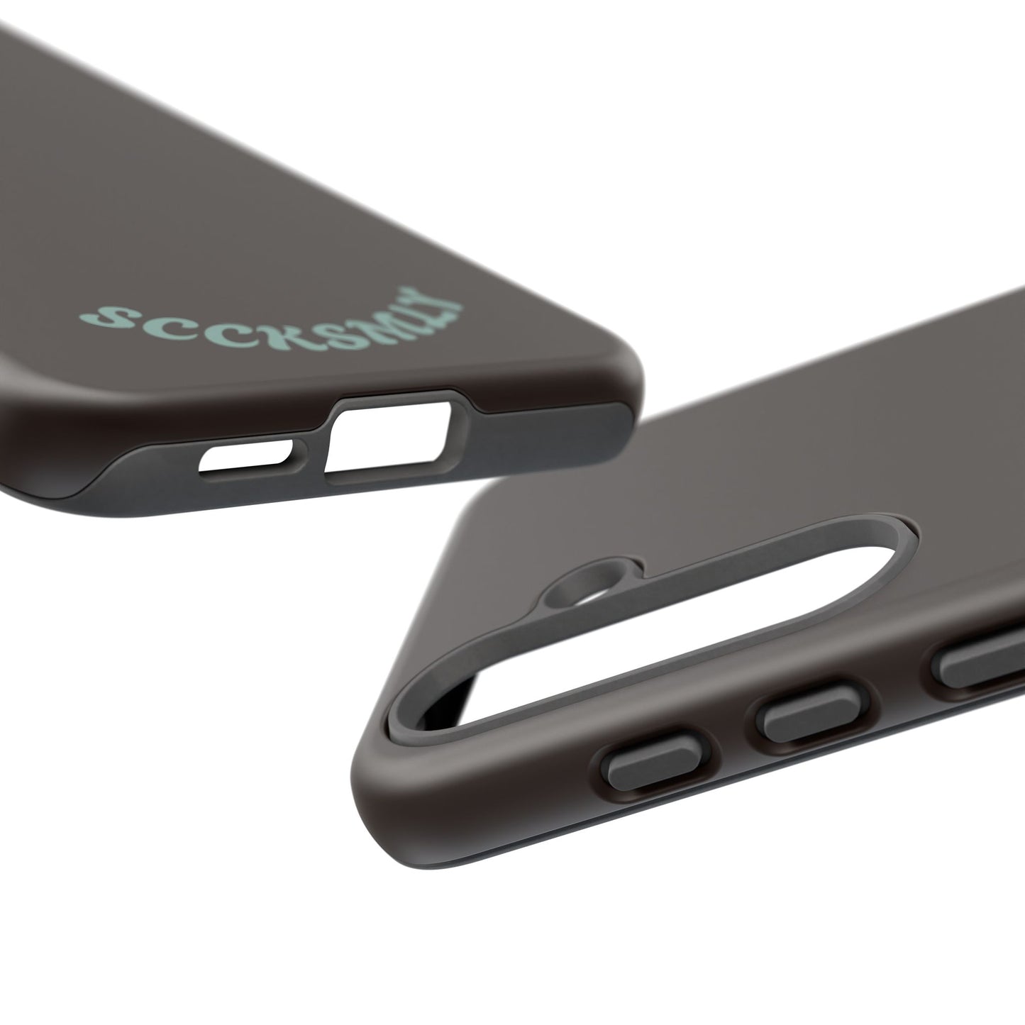 SOLID Espresso Mint Tough Phone Case for Samsung