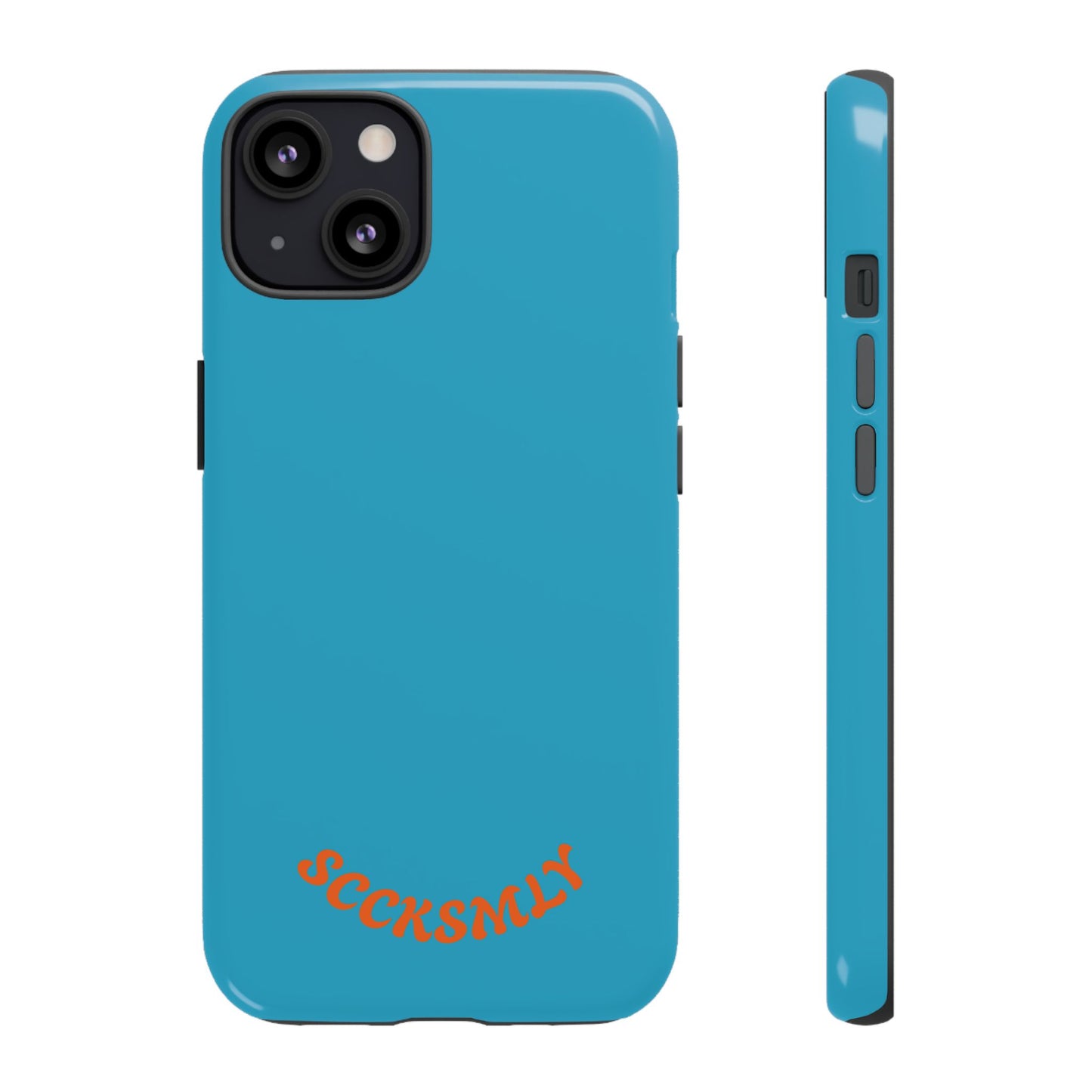 SOLID Blue Spook Tough Case for Apple