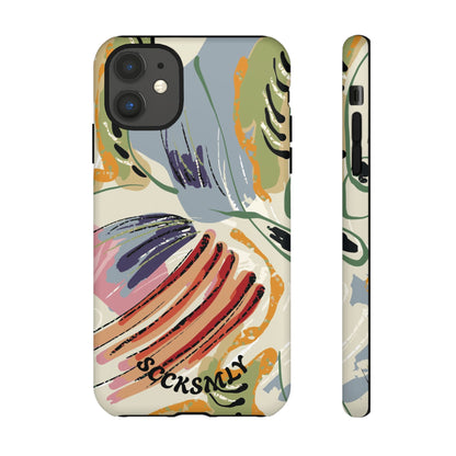 Botanical Strokes Palette Tough Phone Case for Apple