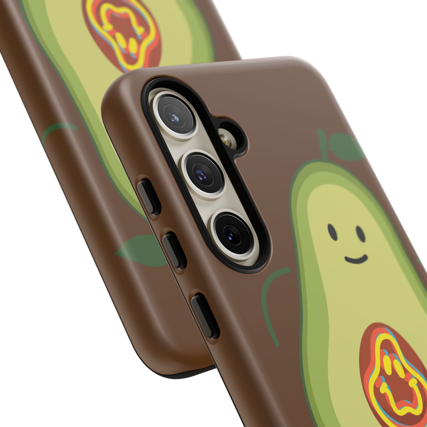 Playful Vegan Avocado Phone Case for Samsung