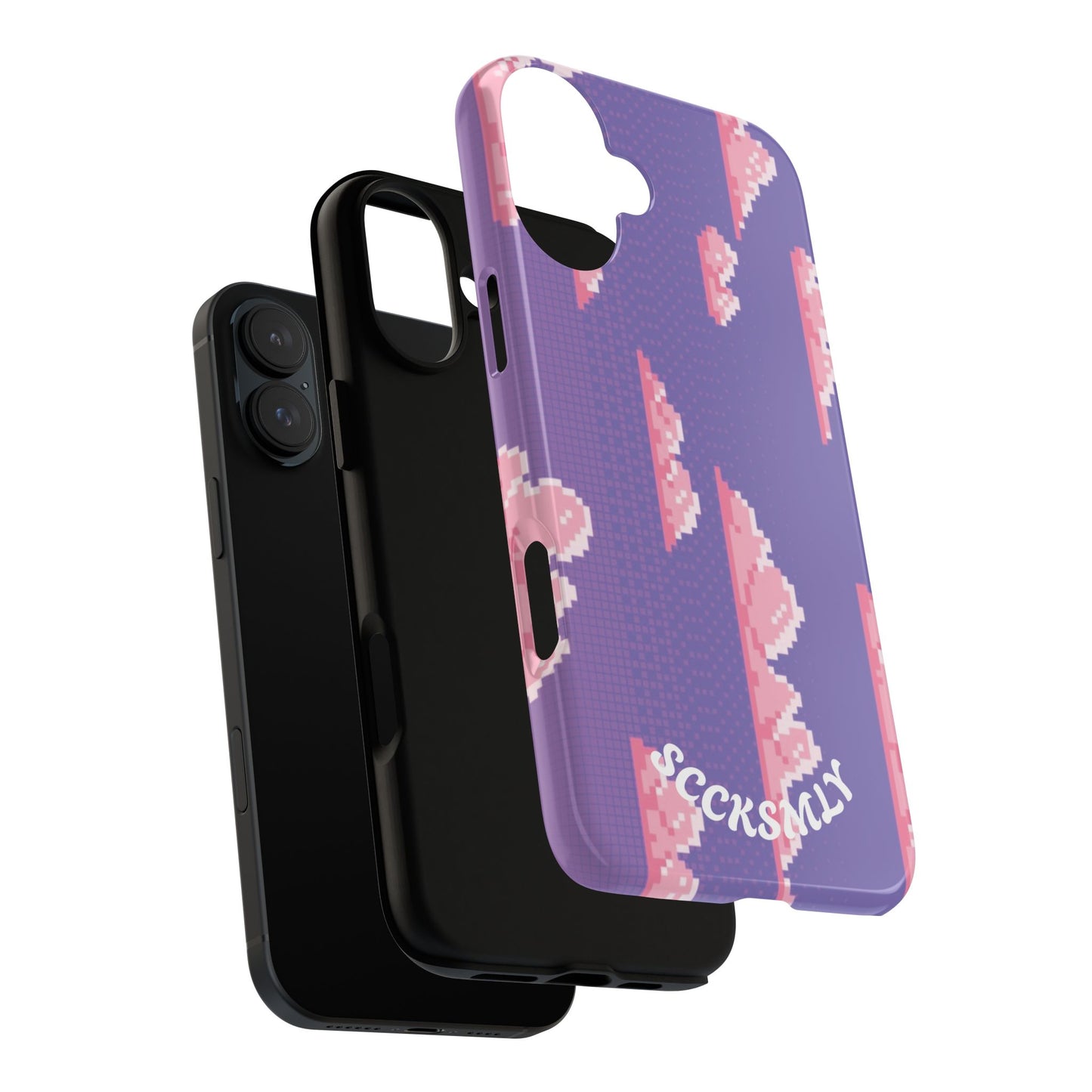 Purple Cotton Candy Sky Tough Phone Case for Apple