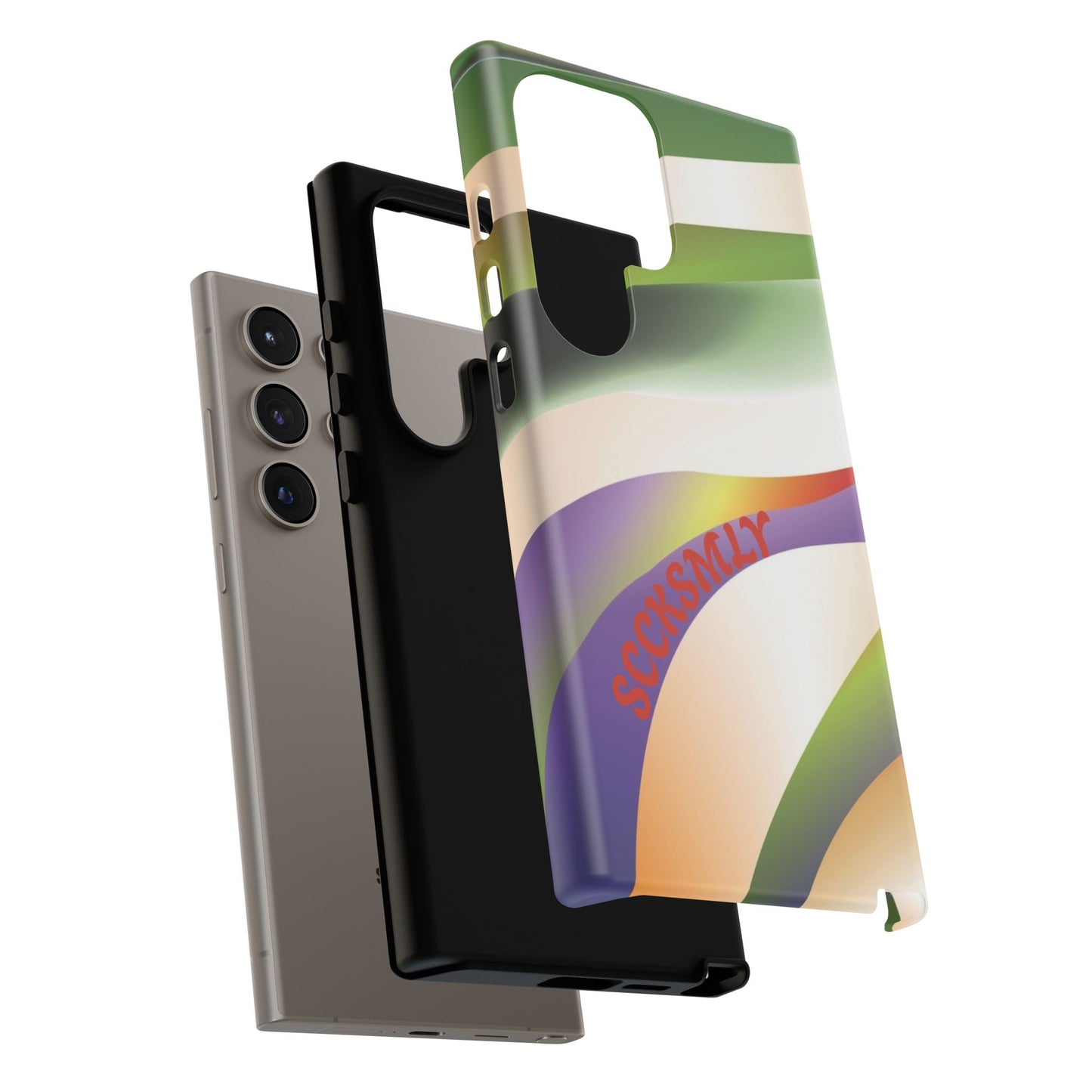 Green Waves Phone Case for Samsung