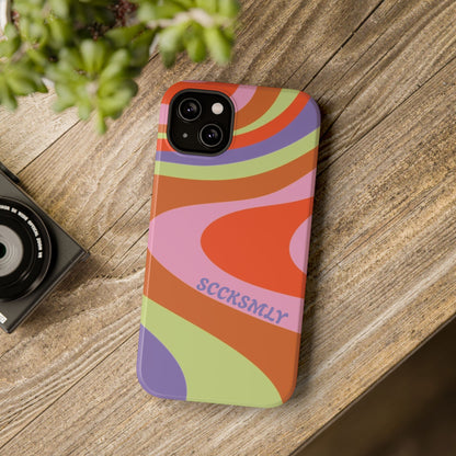 Curvy Swirl Phone Case for Apple