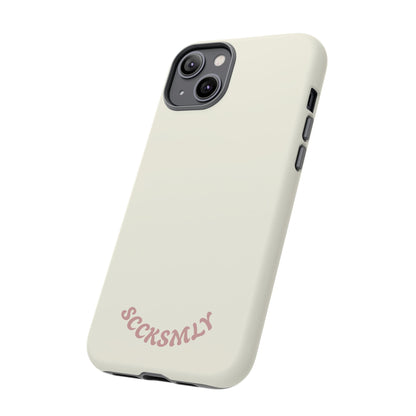 Sweet Oat Milk Tough Phone Case for Apple