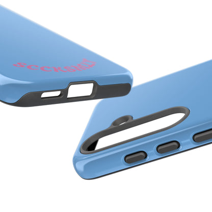 SOLID Blue Candie Tough Case for Samsung