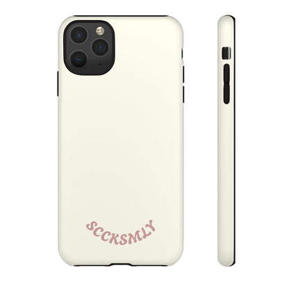 Sweet Oat Milk Tough Phone Case for Apple