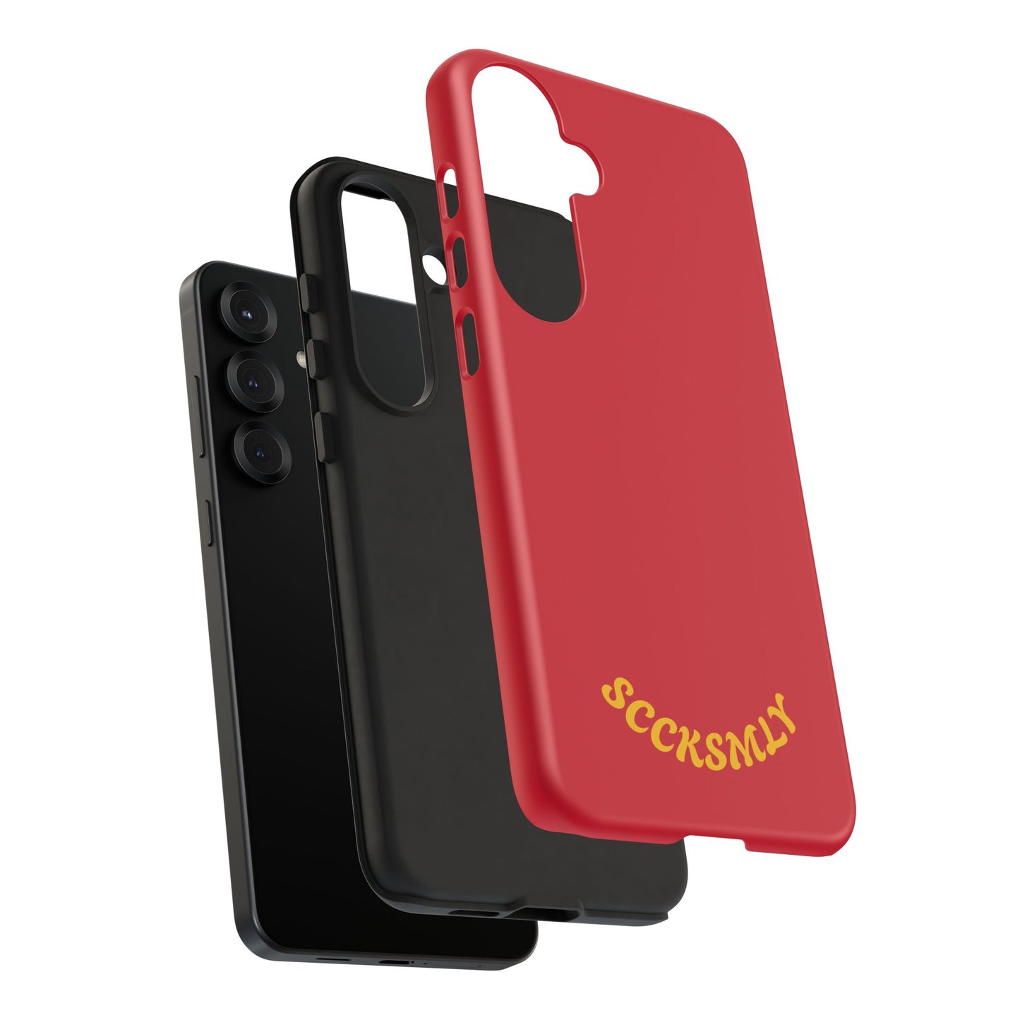 SOLID Calm Cherry Tough Case for Samsung