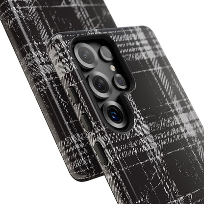 Smoky Grungy Plaid Phone Case for Samsung