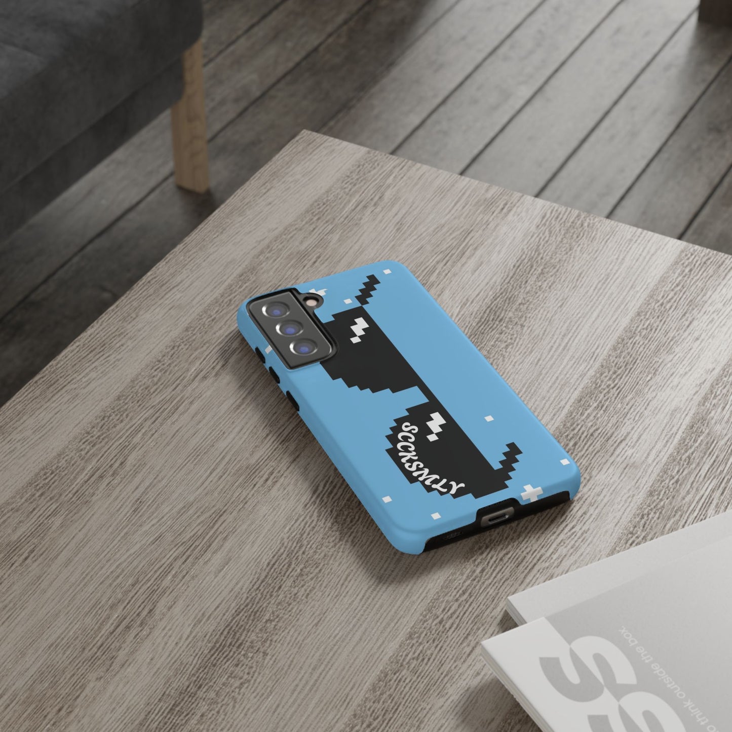 Pixel Glass Tough Phone Case for Samsung