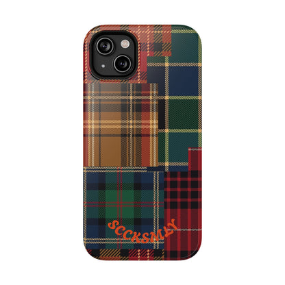 Heritage Hues Patchwork Tough Phone Case for Apple