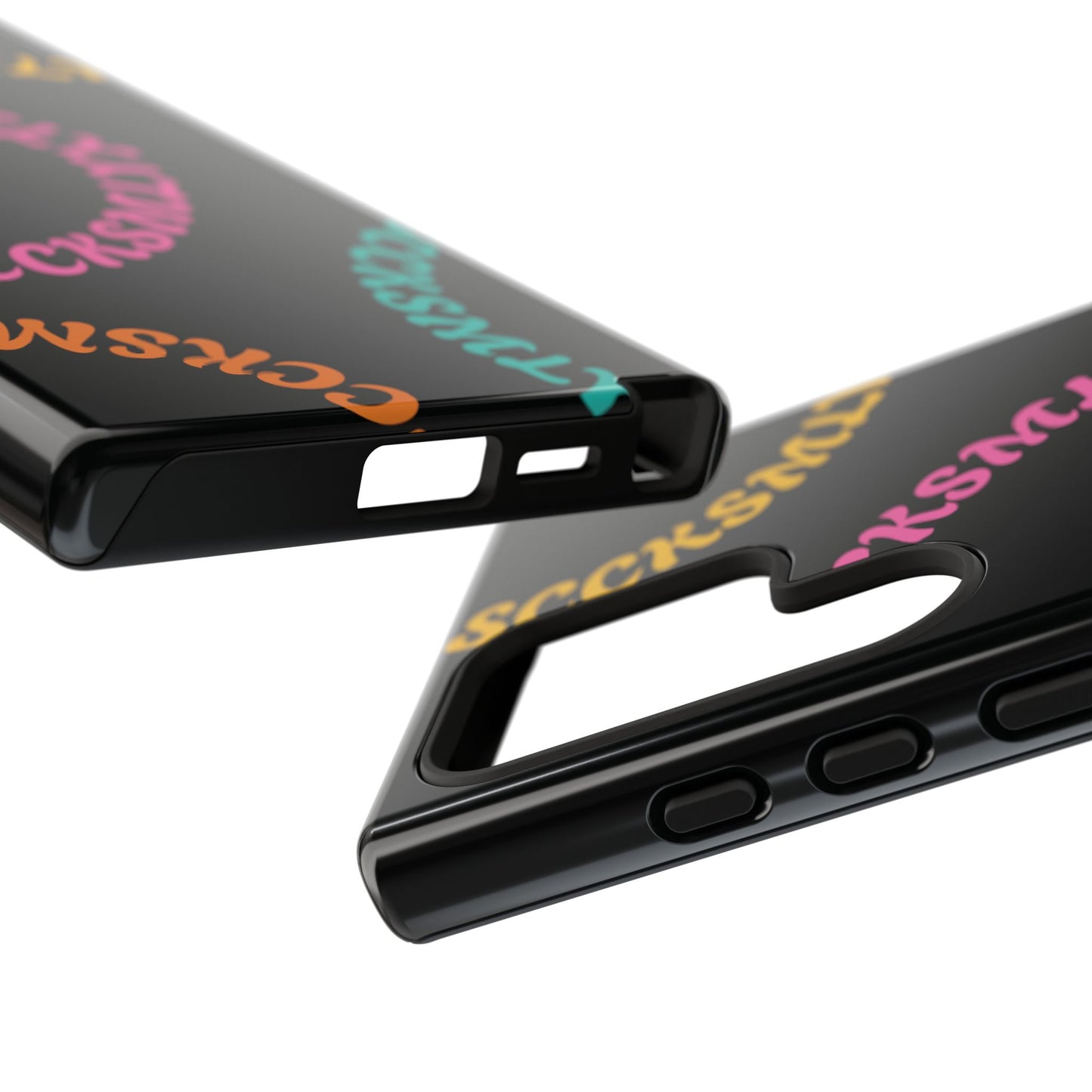 Y2K Wavy Script Tough Case for Samsung