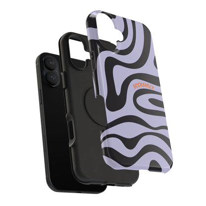 Purple Swirl Phone Case for Apple