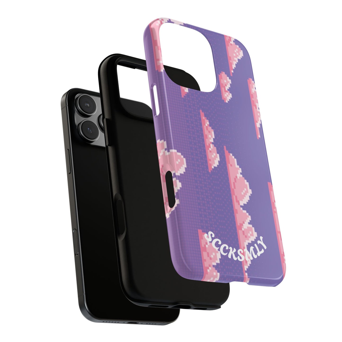Purple Cotton Candy Sky Tough Phone Case for Apple