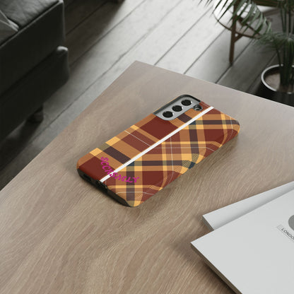 Autumn Plaid Phone Case for Samsung