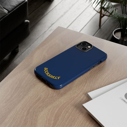 SOLID Cobalt Haze Tough Case for Apple