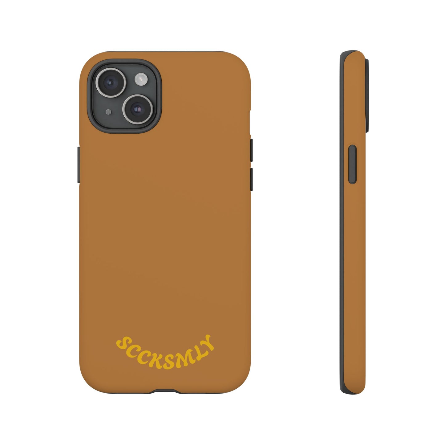 SOLID Spiced Caramel Tough Case for Apple