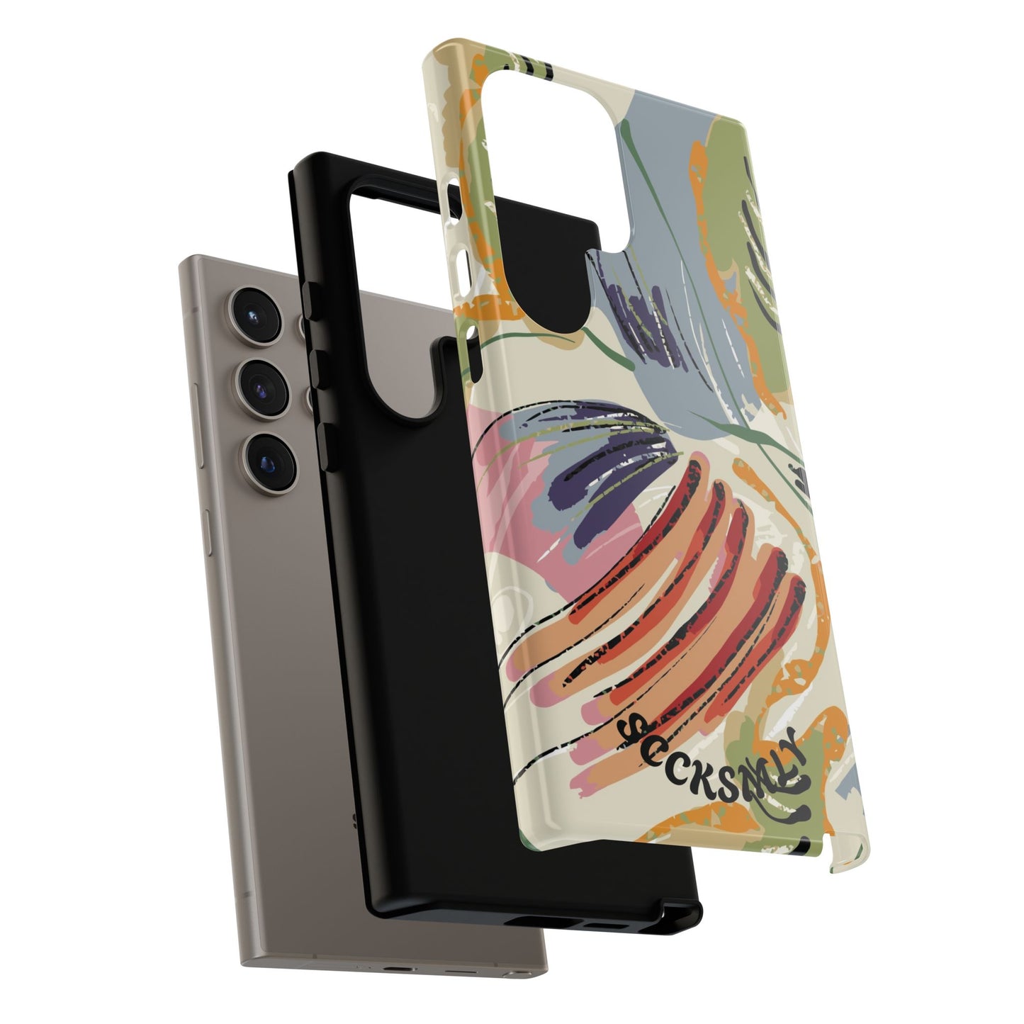 Botanical Strokes Palette Tough Phone Case for Samsung