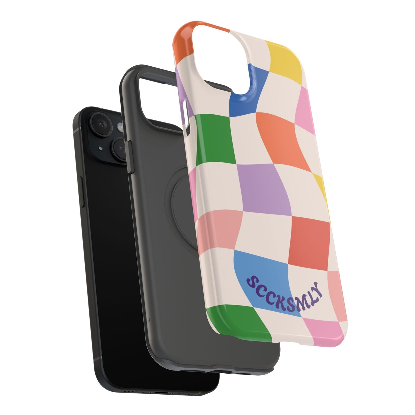 Checker Flicker Phone Case "IOS or Apple"