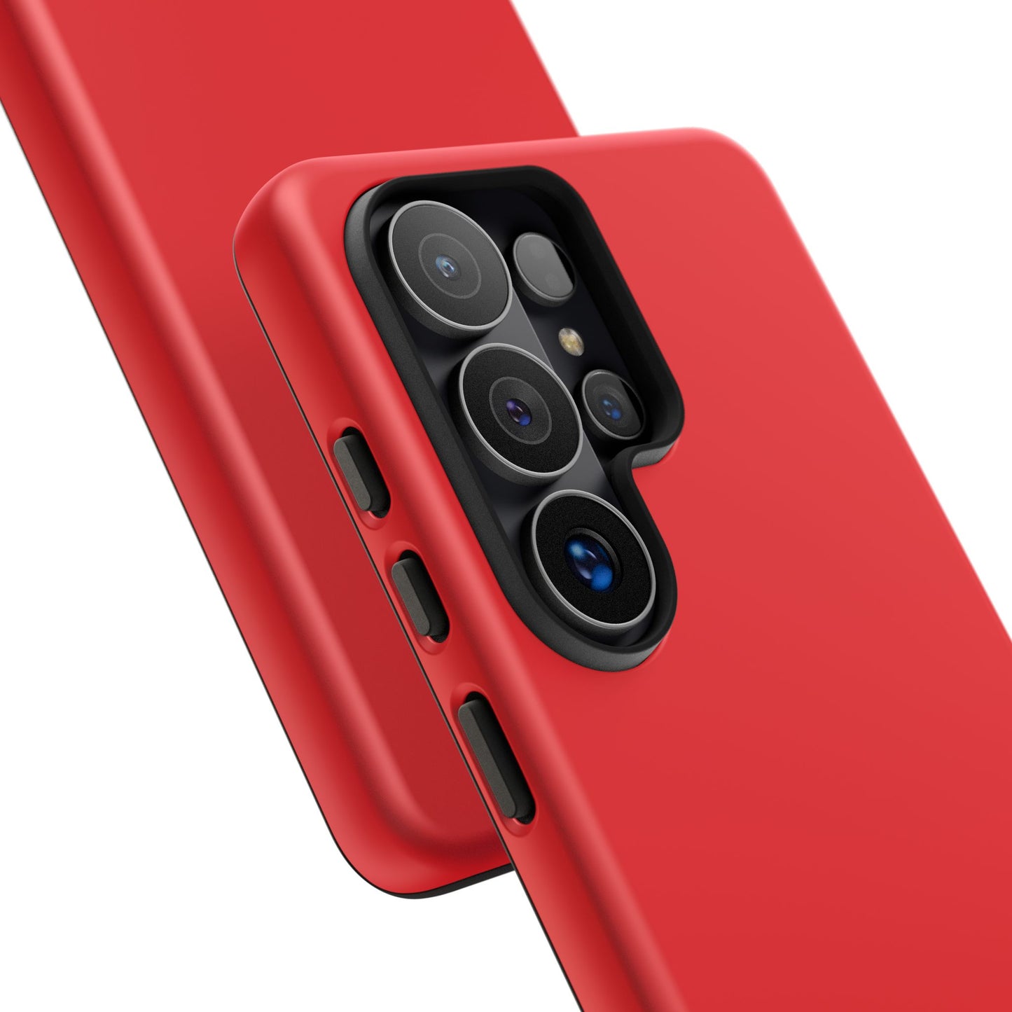 SOLID Screaming Red Tough Case for Samsung