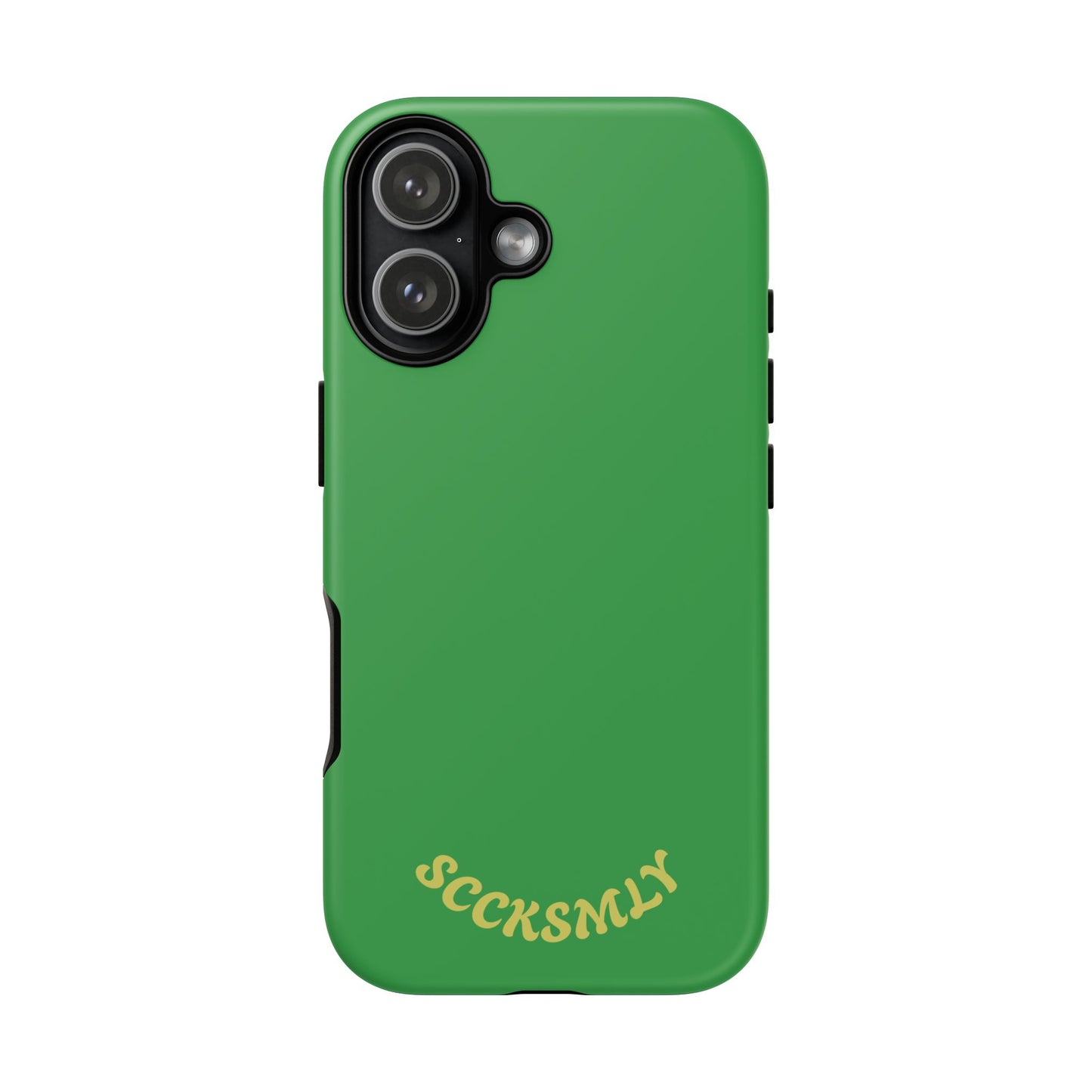 SOLID Green Grin Tough Case for Apple