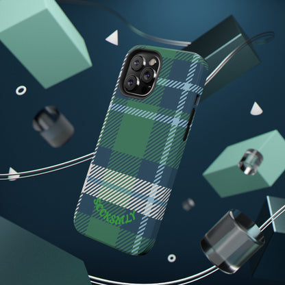 Earth and Sky Plaid Phone Case for Apple