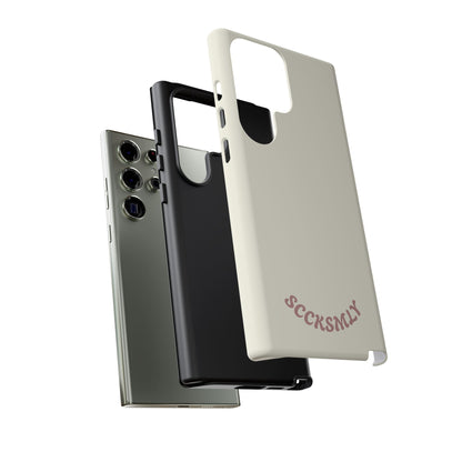 Sweet Oat Milk Tough Phone Case for Samsung