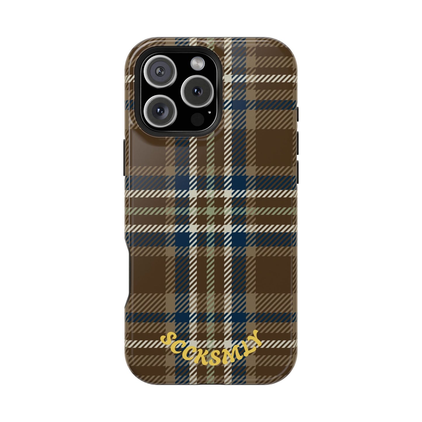 Earth and Sky Plaid Phone Case for Apple