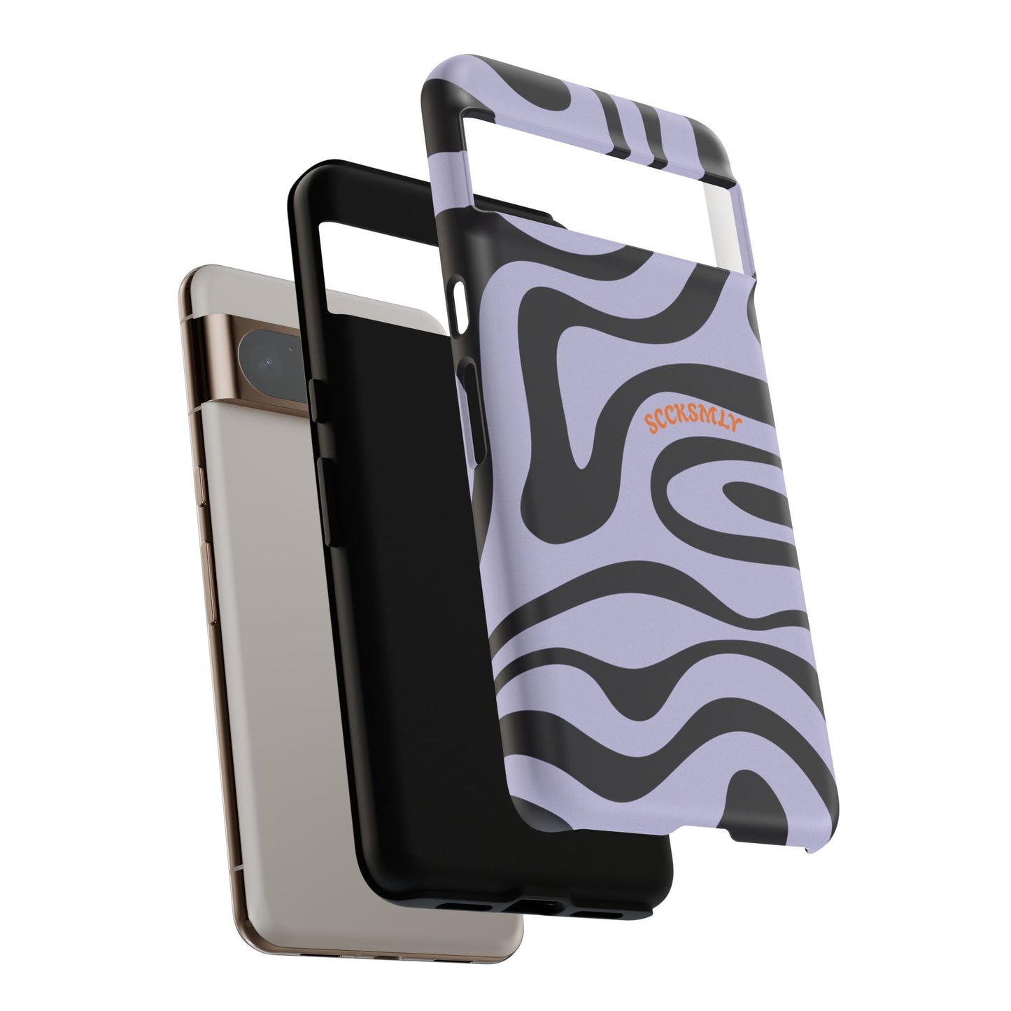 Purple Swirl Phone Case for Google Pixel