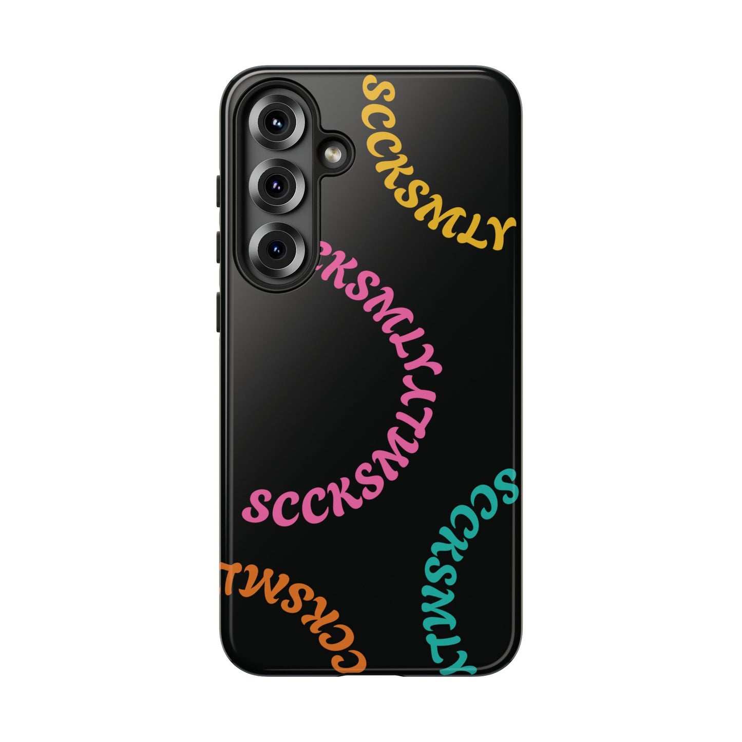 Y2K Wavy Script Tough Case for Samsung