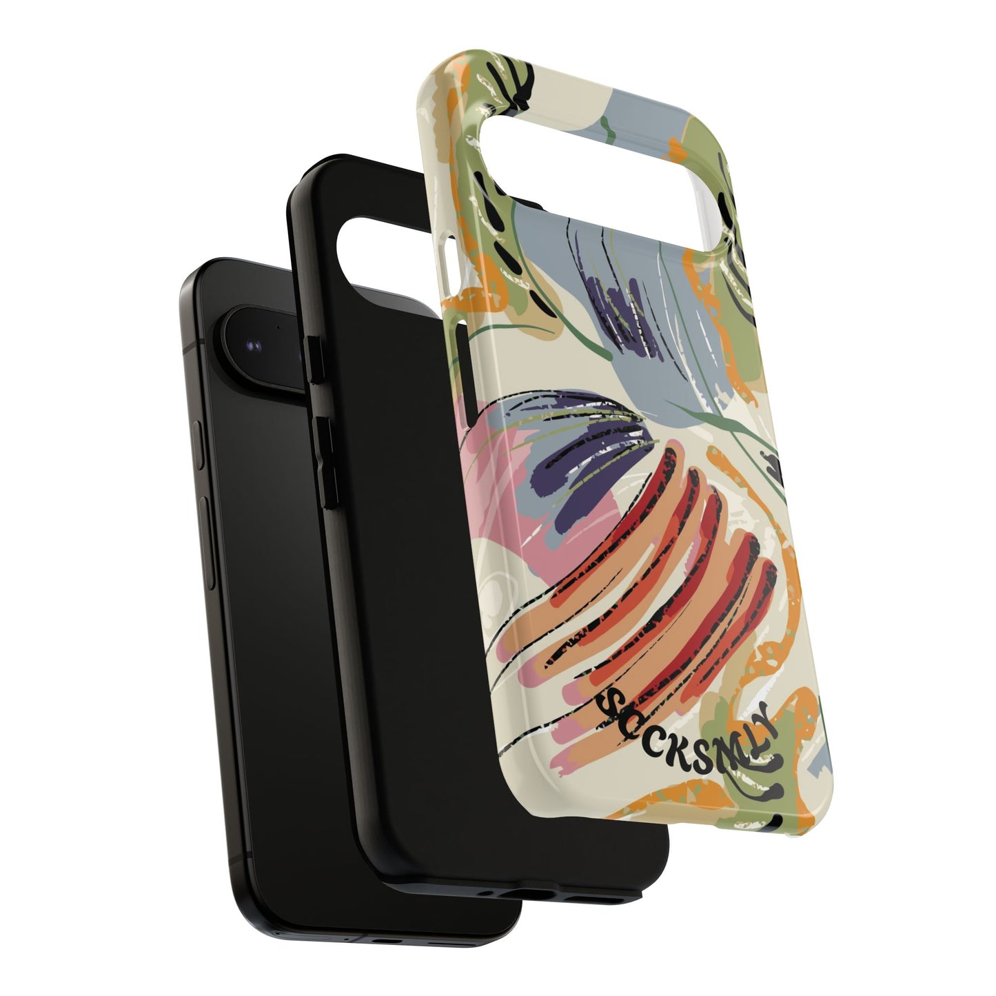 Botanical Strokes Palette Tough Phone Case for Google Pixel