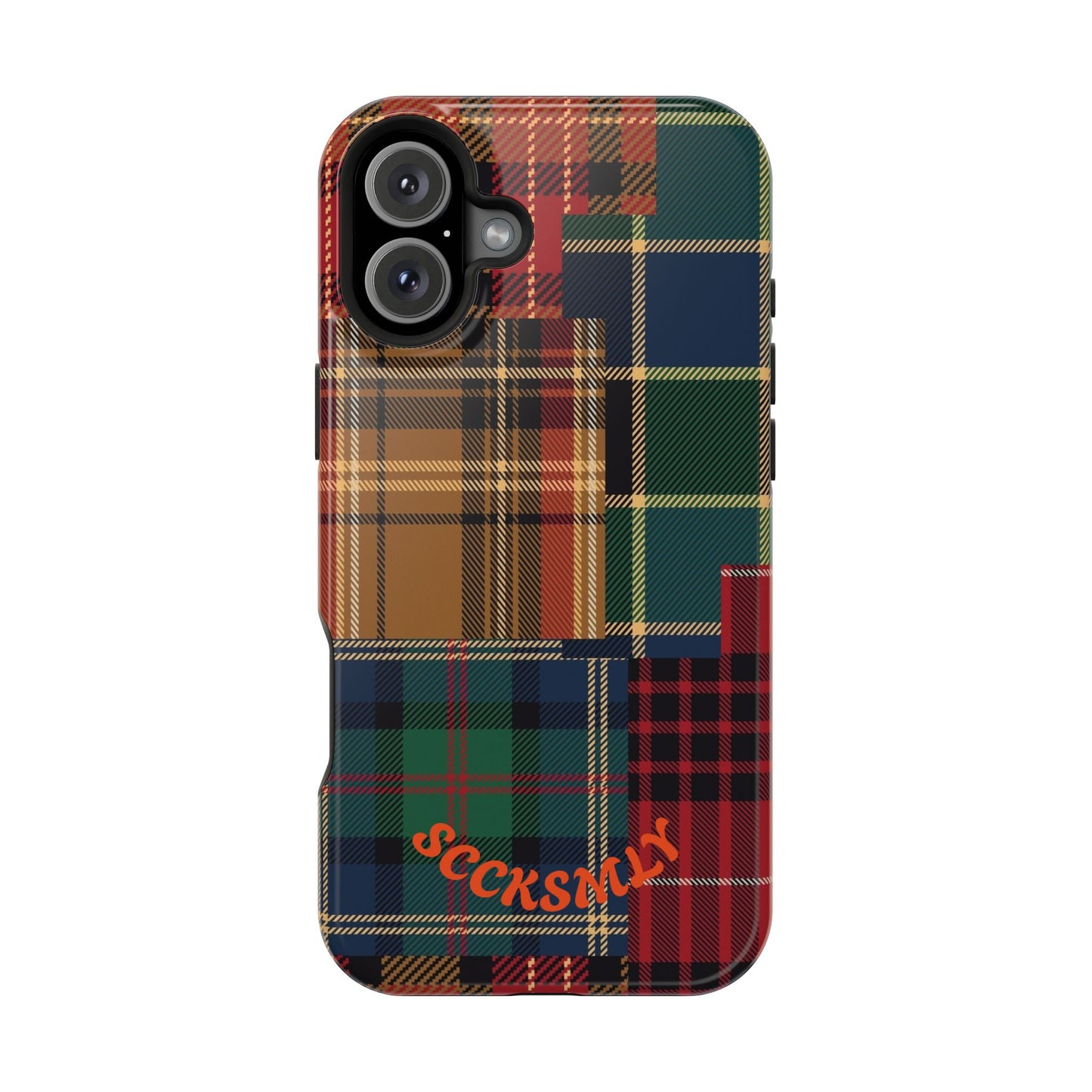 Heritage Hues Patchwork Tough Phone Case for Apple