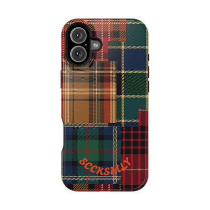 Heritage Hues Patchwork Tough Phone Case for Apple